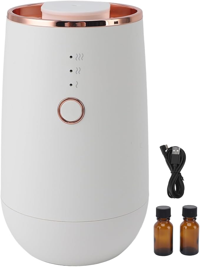 Desktop Diffuser Air Freshener Compact Long Lasting Fragrance Car Fragrance Diffuser Practical Versatile for Vehicle (White)