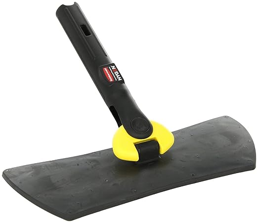 Rubbermaid Commercial Products Quick-Connect Flexible Microfiber Mop Frame 11-Inch Black Wet/Drop Mop Frame for Floor Cleaning on Title/Hardwood/Laminate Floors