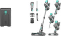 S10K Cordless Vacuum Cleaner 55Kpa 60mins Lightweight Stick Vacuum with Powerful Suction for Home Rechargeable Self-Standing Handheld Vacuum Cleaners for Hardwood Floors Carpets Pet Hair
