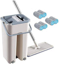 Automatic Spin Mop Free Hand Washing Ultrafine Fiber Cleaning 360° Rotation Microfiber Flat Squeeze Bucket