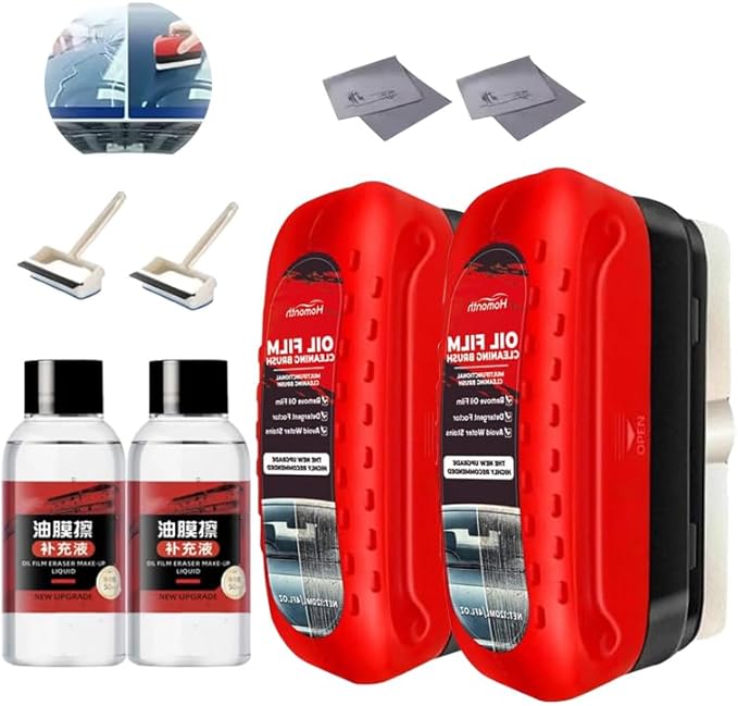 Automotive Oil Film Cleaning BrushGlass Cleaning BoardOil Film Cleaning Brushawishday Glass Cleaning BoardThe Glass Cleaner Board can be Used in Multiple scenarios (2Pcs-2) (2)