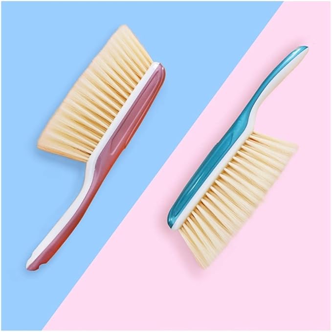 Dust Brushes Plastic Dust Removal Brush can be Washed Repeatedly Reusable Cleaning Tool Suitable for Cars Furniture Carpet Sofa Clothes Beds Couches Blinds Chairs Cleaning Brush(Blue)