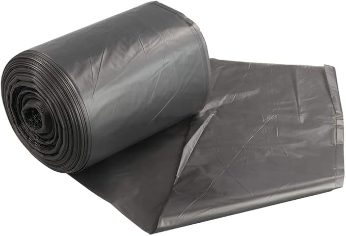 18 Gallon Large Kitchen Trash Bag Gray 100 Counts