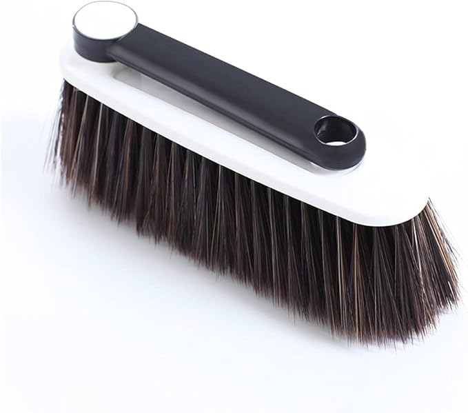 Dust Brushes Rotatable Dust Collector Microfiber Cleaning Brush Dust Brush Reusable Cleaning Tools Dust Brush Counter Brush Bed Brush Hand Broom Cleaning Brush(White)
