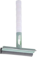 Window Wiper Glass Cleaner for Bathroom Glass Cleaning Brush with Spray WindowHousehold Cleaning Tools ﻿(Green)