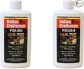 Granite and Marble Polish - Cleans and Protects - Italian Craftsman 16 oz (Two Pack)