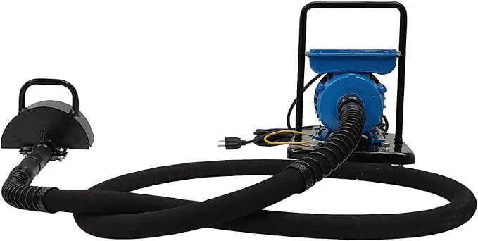 Hand-Pushed Electric Deck Rust Remover with 5 Brush Heads Steel Plate Surface Rust Remover Handheld Deck Scaler with 22.97Ft Length Cable 110V 1100W