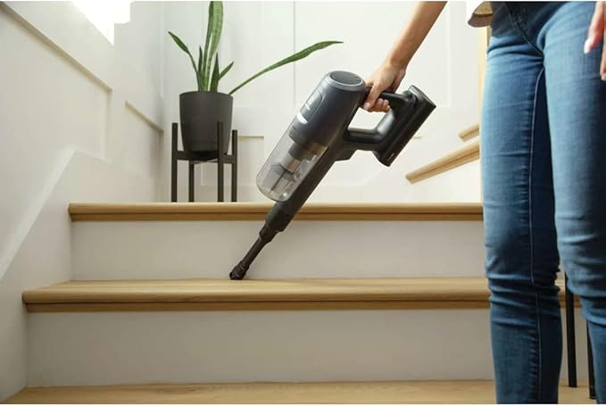 Electrolux Ultimate800 EHVS85H3AD Multi-Surface Lightweight Cordless Stick Vacuum with PowerPro Hard Floor and PowerPro Bristle Nozzle 5-step Filtration LED Smart Display in Denim Blue