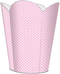 Marye-Kelley WB801 -Pink Polka Dot Wastepaper Basket
