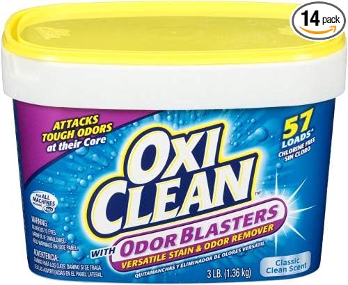 OxiClean with Odor Blasters Versatile Stain and Odor Remover (Pack of 14)