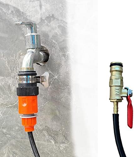 Glass Cleaning Brush Home Water Fed Telescopic Pole Kit Solar Panel Brush Rotating for Photovoltaic PanelTelescopic Window Cleaner with 5 Surface Brush Window Wiper and Solar Panel Adjustab