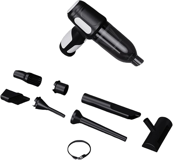 Handheld Vacuum USB Rechargeable Car Carpet Cleaner Light Weight Portable Trash Garbage Remover Car Dry Wet Use