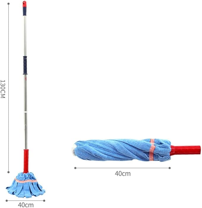 Microfiber Twist Mop Dust Mops Washing Mop Hand Release Floor Cleaning Removable Washable Commemoration Day