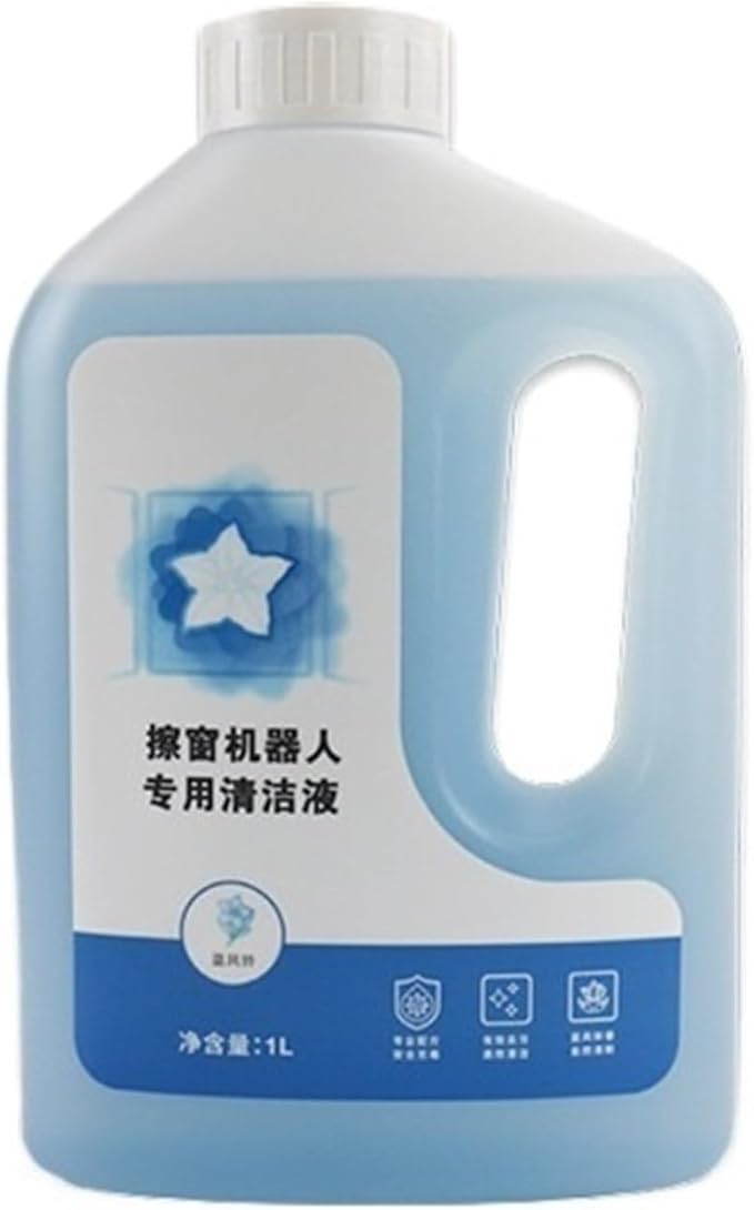 Glass Cleaning Agent Compatible with Ecovacs W1Pro W1S Pro W2 Window Cleaning Liquid Wiping Robot(2PCS)