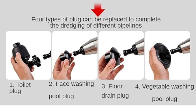 Generic Toilet Pressure Remover High Pressure Toilet Unblock Shot Toilet Pipe High Pressure Air Drain Clog Remover Plumbing Tool Applicable To Clogged Pipe (blue)