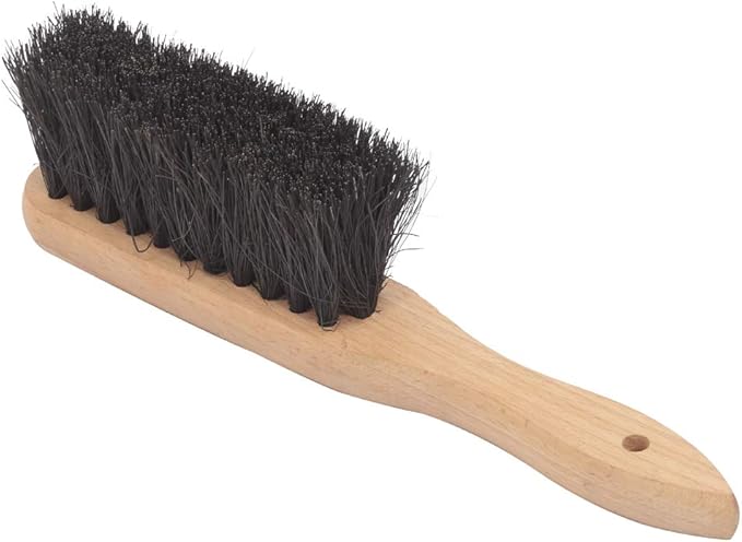 Coal Shovel and Hearth Brush Set Made of Natural Wood and Coco Bristles Hearth Tidy Set Fireplace Shovel and Brush Fireplace Tool Set Metal Brush Pan Set Fireplace Tools Firepit Tools