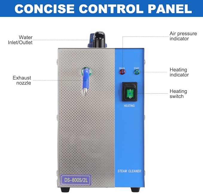 HNZXIB Jewelry Steam Cleaner 2L/1300W Gold and Jewelry Cleaner Machine Goldsmith Equipment Tools
