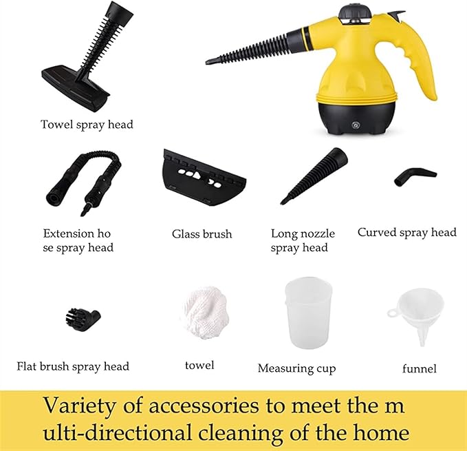 Handheld Steam Cleaner Multi-Surface All Natural Chemical-Free Steam Cleaner for Cleaning Tile Car Upholstery Bathroom