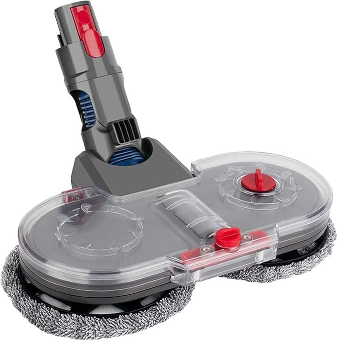Electric Dry and Wet Mop Head Attachment Compatible with Dyson V7 V8 V10 V11 Cordless Stick Vacuum Cleaner