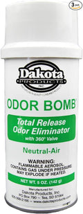 Odor Bomb Odor Eliminator for Home Car Scent Bomb Car Deodorizer &amp Musty Smell Eliminator For Home &amp Business One Time Total Release 5 oz 3 Pack