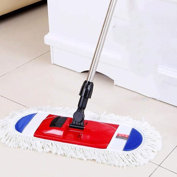Mop - Professional Microfiber Hardwood Floor Mop Flat Mops with Pieces Reusable Washable Pads for Home and Office Wet or Dry Floor Cleaning