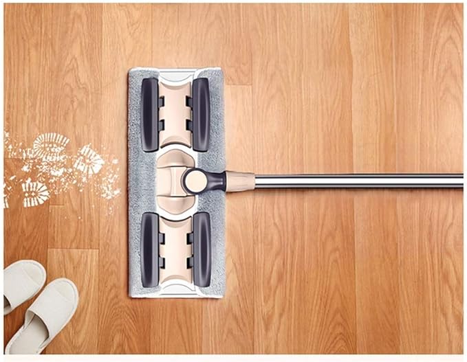Professional Microfiber Hardwood Floor Mop Flat Mops withPieces Reusable Washable Pads for Home and Office Wet or Dry Cleaning