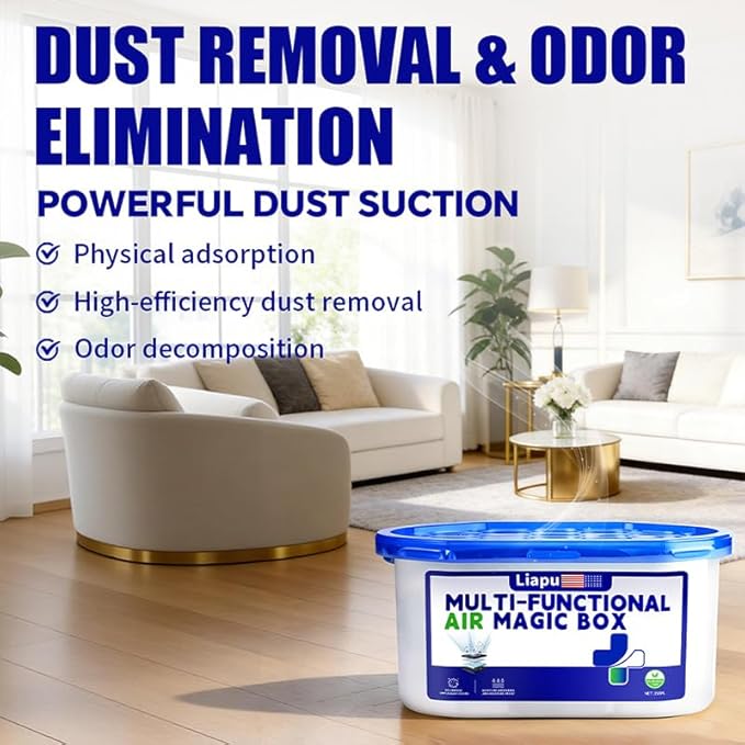 Liapu Air Purifying Box - Multi-Functional Odor Eliminator with Wide Coverage Perfect for Removing Smells in Home Office and Car Interiors No Trace Formula (2)