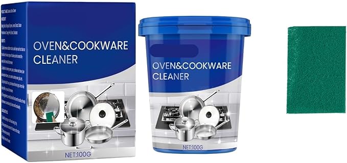 Multi-Purpose Powerful Stainless Steel Cleaner For Kitchen - Degreaser Rust Remover For Stove Hood Pots &amp Pans(2PCS)