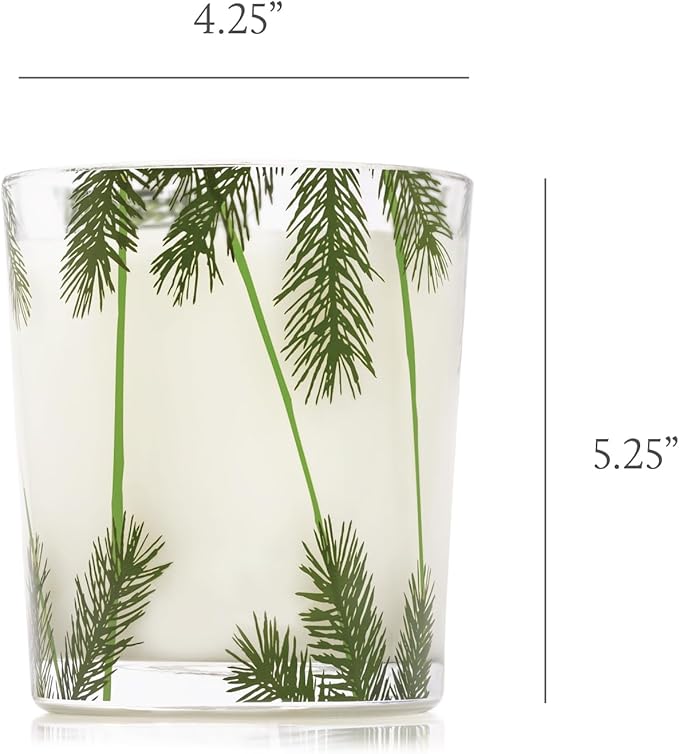 Thymes Frasier Fir Pine Needle Candle – Holiday Candles for Home Scented with Notes of Crisp Siberian Fir Cedarwood &amp Sandalwood – Christmas Decor – Christmas Gifts for Women &amp Men (13 oz)