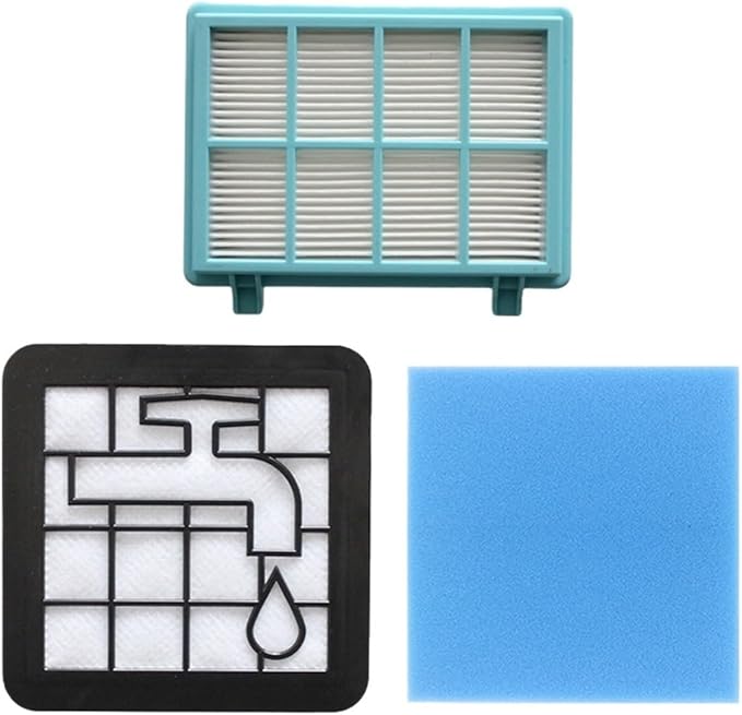 MIUYTRN Household Reuse Foam Power FC9331 / 09 FC9332 / 09 FC8010 / 01 FC8010 Vacuum Cleaner Parts cuicui(3 Pcs)