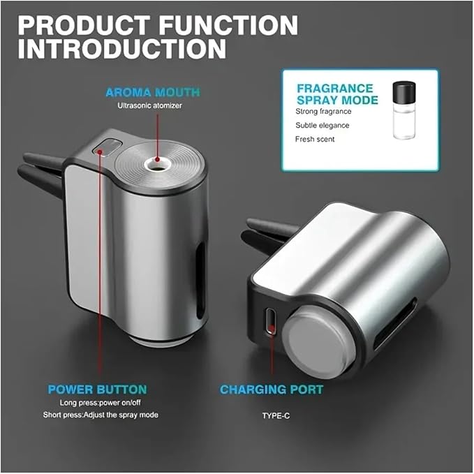 Adjustable Intensity Car Air Freshener - Portable Aroma Diffuser for Fresh Fragrance in Your Vehicle(Red 3pcs)