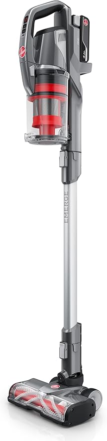 Hoover ONEPWR WindTunnel Emerge Cordless Stick Vacuum Cleaner Lightweight Stick Vac Powerful and Quiet Cleaning Self Standing No Wall Mount Required Cordless Vacuum Cleaners for Home Use