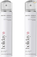 Doctor Aromas Premium Air &amp Room Spray – Pine &amp Cinnamon Long-Lasting Fragrance for Home Bedroom or Bathroom – Powered by Everspray Tech (Pack of 2 Holiday)