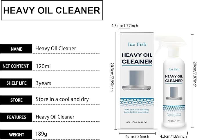 Heavy Duty Foam Cleaner For Grease &amp Grime - Kitchen Range Hood Stove Cleaner - Dissolves Stubborn Oil Stains(3PCS)