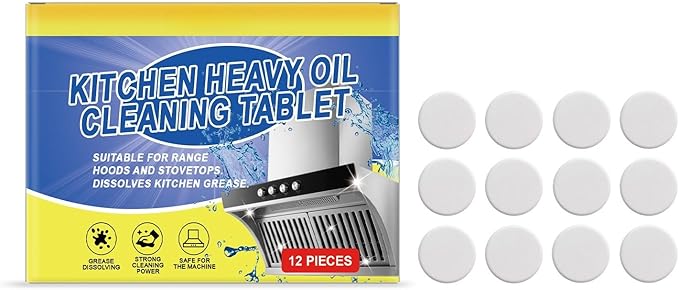 Kitchen Cleaner Tablets Refillable Spray for stove Degreaser Multi-purpose Oil Cleaning Paste Stainless Steel Cleaner for Kitchen Premium Metal Polish