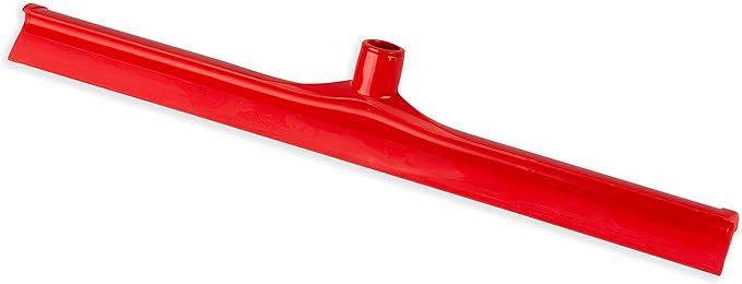 SPARTA 3656805 Plastic Floor Squeegee Shower Squeegee Heavy Duty Squeegee With Rubber Blade For Windows Glass Shower Doors Floors Windshields 24 Inches Red (Pack of 6)
