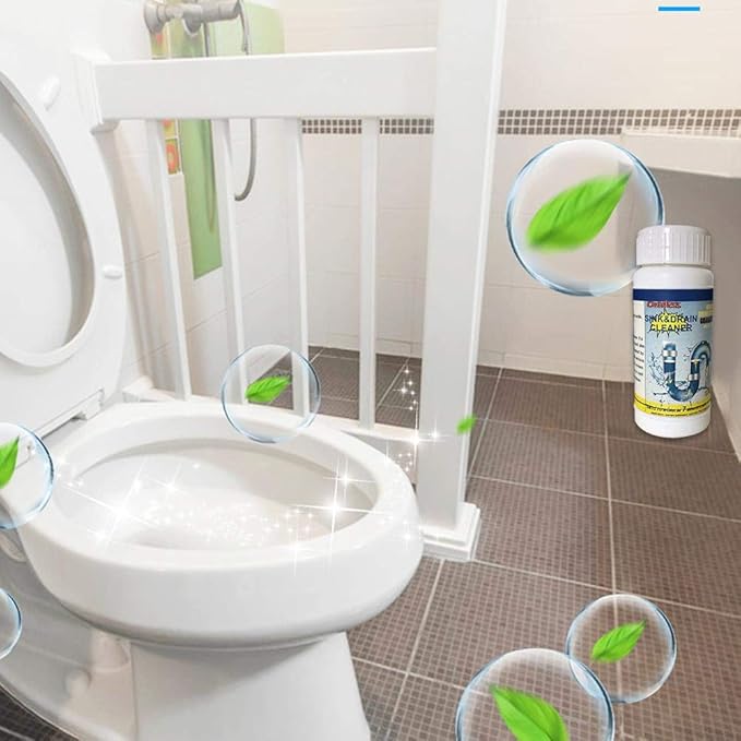 Pipe Dredge Deodorant Powerful Sink Drain Cleaner Pipe Dredging Agent Sewer Toilet Dredge Powder Cleanser Dredge Agent for Kitchen Toilet Pipeline Quick Cleaning Tool