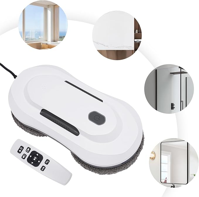 Potable Intelligent Cleaning Window Cleaner with Edge Detection Technology Window Washer Robot Glass Cleaning Robot