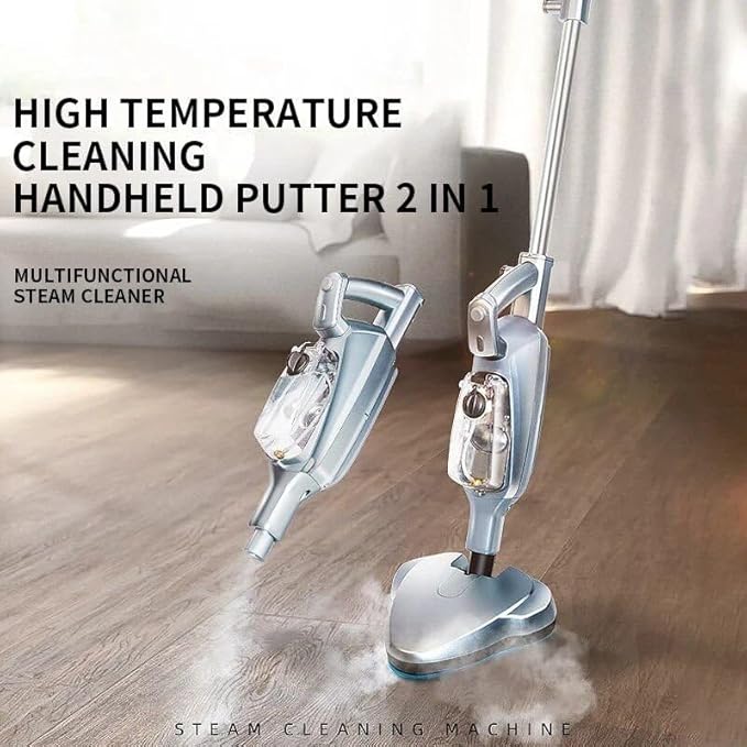 Steam Cleaner Mop with Attachments Efficient 1600W Hand Held Steam Cleaner for Home Steam Mop for Hardwood Floors Mops Portable Steamer for Floor Carpet Cars Tiles Grout Cleaning