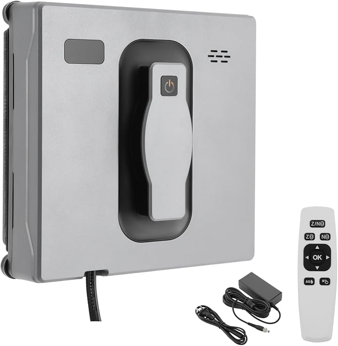 Window Cleaning Robot Robot Window Cleaner with Intelligent Control/APP Control Automatic Windows Vacuum Cleaner with 3 Cleaning Mode for Homes Office Buildings 1.69Oz Water Tank Capacity
