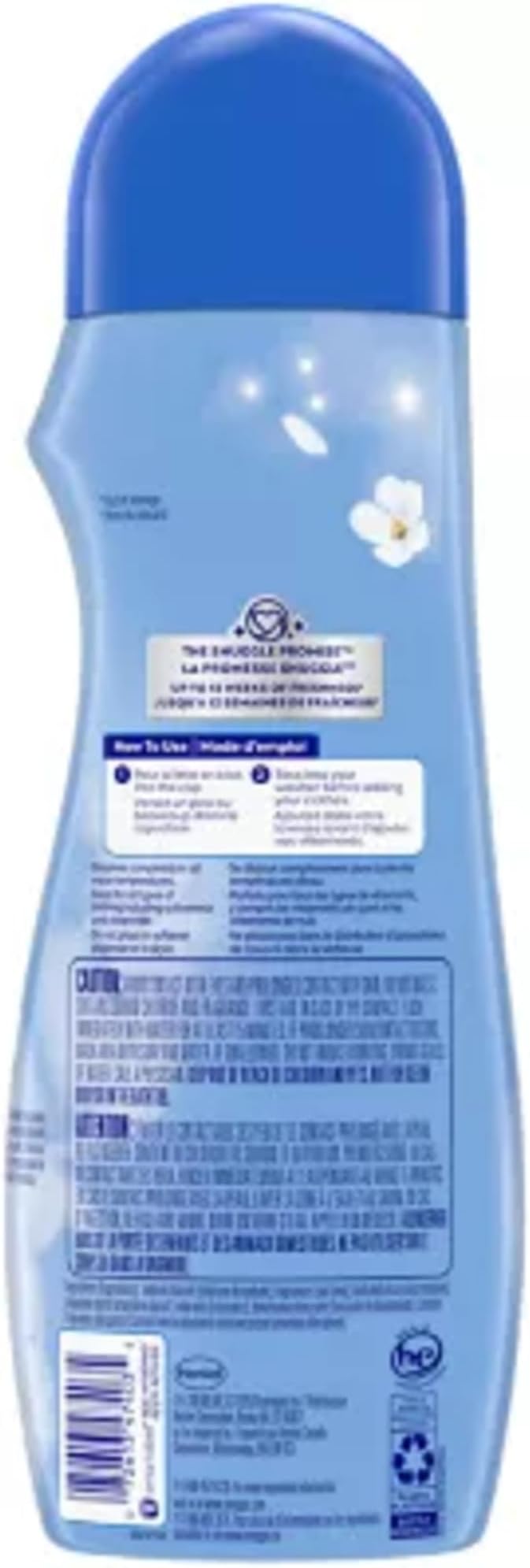 Snuggle In Wash Scent Booster 21 Oz Pack of 4 Blue Sparkle Laundry Beads for Long-Lasting Freshness Fragrance Enhancer for Clothes Bedding &amp Activewear HE Safe