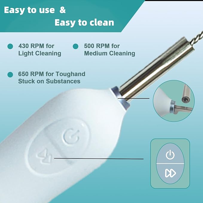 Electric Baby Bottle Brush With Holder Stainless Steel Automatic Cleaner With Extension Handle Sponge Silicone Water Cleaner Nipple and Straw Brush - Green