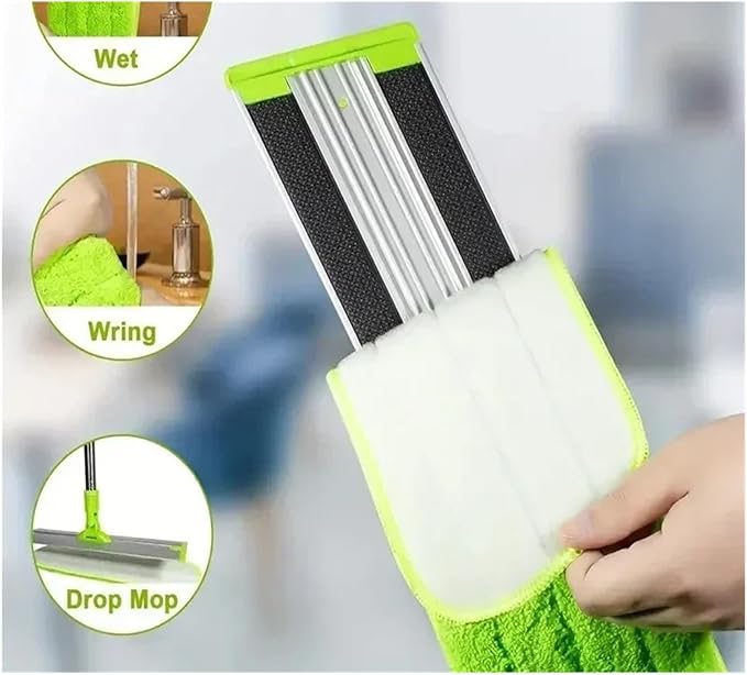 Flat Mop Floor Washing Slippers Broom Practical Easy Cleaning Tools Items Multifunctional Duster