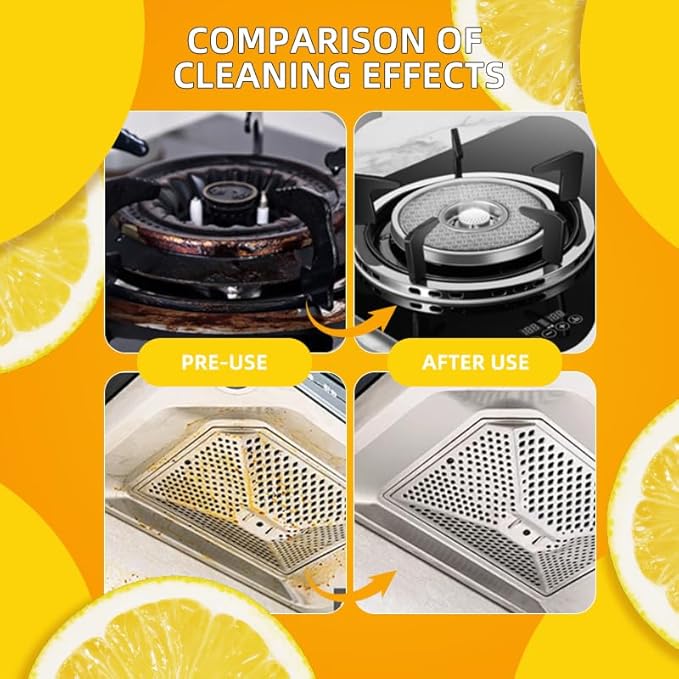 3PC All-Purpose Oil Stain Cleaner Powerful Kitchen Degreaser Spray Grease &amp Stains Remover Multipurpose Cleaning Supplies for Kitchen and Bathroom3pcs All Purpose Cleaner