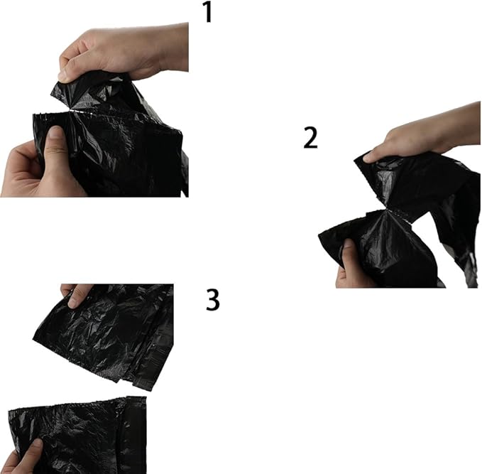5 Gallon Office Trash Bags Garbage Small 250 Counts Black