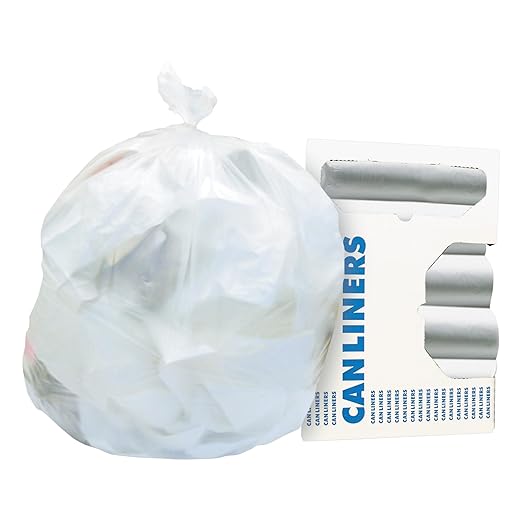 Heritage High-Density 40-45 Gallon Can Liners 40 x 48 16 Micron 250-PK