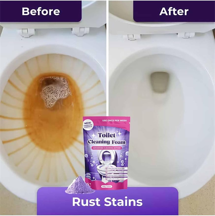 Fizclean Toilet Cleaner Fizclean Toilet Cleaning Foam FizCleaning Powder FizClean Foam Cleaner Touch Free Foaming Foaming Powder (3)