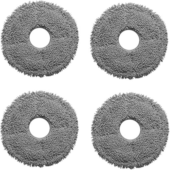 Compatible for Dreame L10s Pro Mop Plate Accessories Compatible for Dreame L10s Ultra W10s W10s Pro Mop Tray Mopping Holder Mount Spare Parts (Color : Mop4pc-xm)