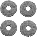 Compatible for Dreame L10s Pro Mop Plate Accessories Compatible for Dreame L10s Ultra W10s W10s Pro Mop Tray Mopping Holder Mount Spare Parts (Color : Mop4pc-xm)