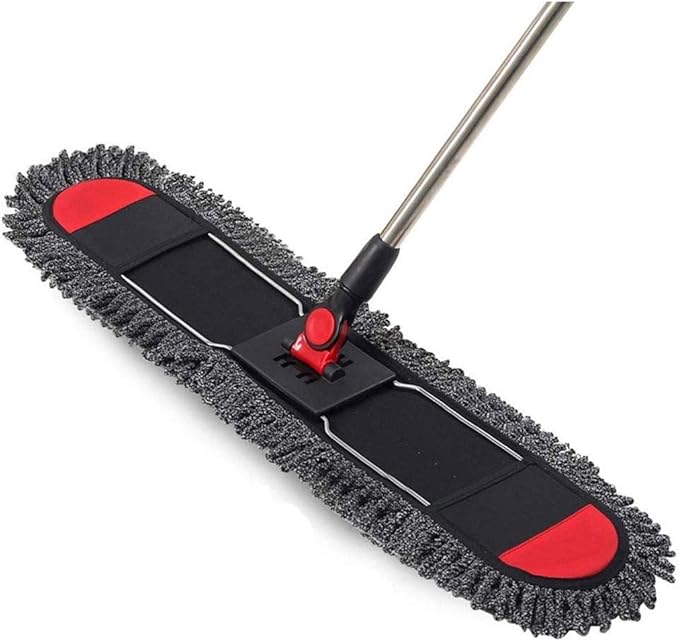 Mop - Large Flat Mop Lazy Mopping Household Dust Push Wood Floor Mop